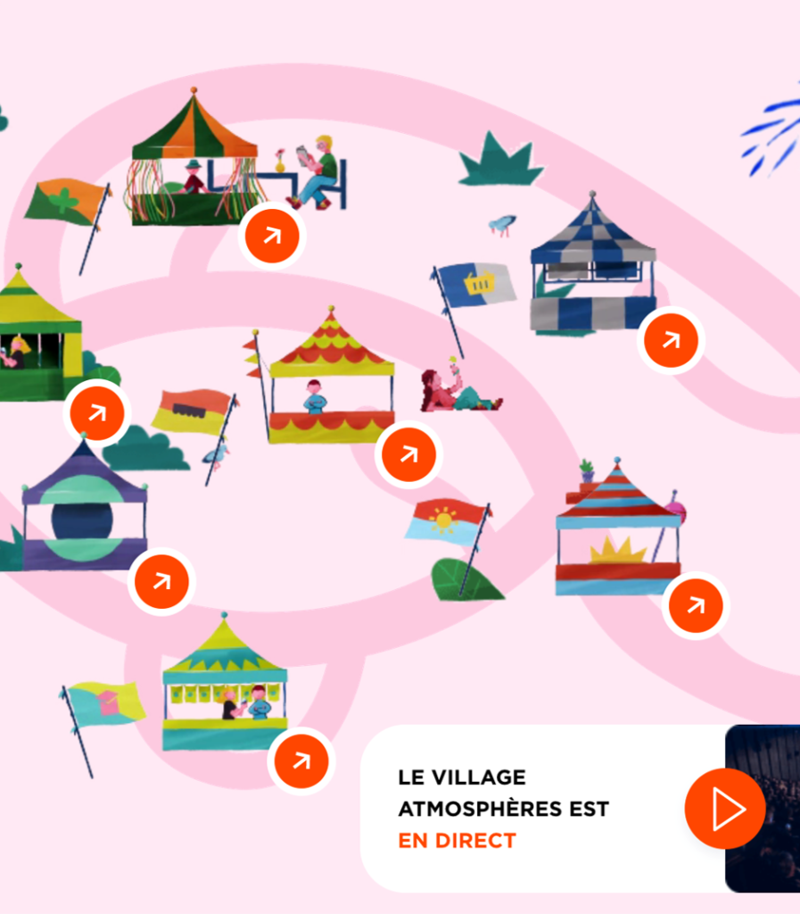 Village des solutions du festival Atmosphères