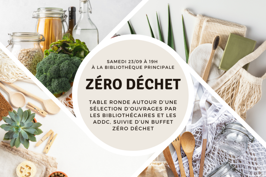 Agenda : Rencontre autour du Zéro Déchet à la Bibliothèque de Courbevoie