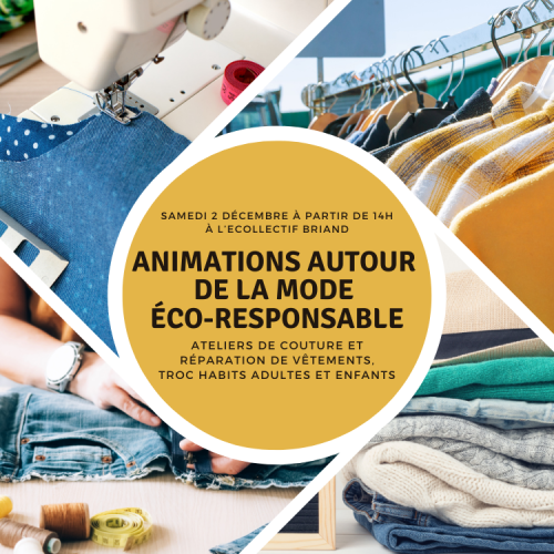 Défi Zéro Déchet : animations autour de la mode éco-responsable [Ateliers, troc]