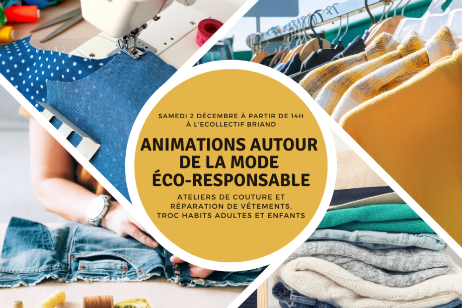 Défi Zéro Déchet : animations autour de la mode éco-responsable [Ateliers, troc]