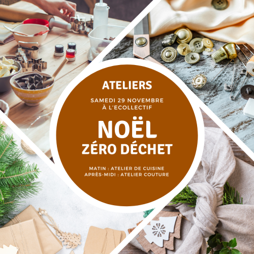 Préparons les fêtes, en mode zéro déchet : ateliers le 29 novembre 2025